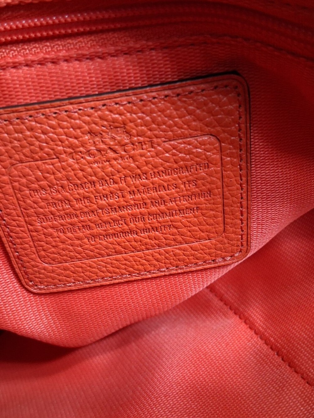 Coach Scout Hobo Purse Orange Pebble Leather W/ Pebble Leather Orange Wristlet - Picture 11 of 16